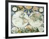 Old World Map 1666-Pieter Goos-Framed Giclee Print