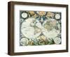 Old World Map 1666-Pieter Goos-Framed Giclee Print