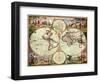 Old World Map 1675-null-Framed Giclee Print