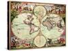 Old World Map 1675-null-Stretched Canvas