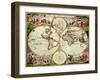 Old World Map 1675-null-Framed Giclee Print