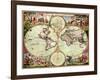 Old World Map 1675-null-Framed Giclee Print