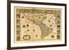 Old World Map 2-null-Framed Art Print