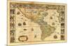 Old World Map 2-null-Mounted Art Print