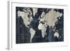 Old World Map Blue-Wild Apple Portfolio-Framed Art Print