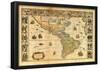 Old World Map Photo # 2 Art Print POSTER lithograph-null-Framed Poster