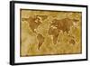 Old World Map-Arcoss-Framed Art Print