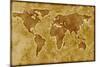 Old World Map-Arcoss-Mounted Art Print