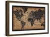 Old World Map-null-Framed Art Print