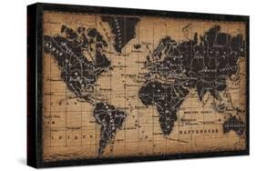 Old World Map-null-Stretched Canvas