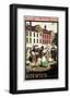 Old World Market Place Norwich-null-Framed Art Print