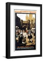 Old World Market Places Peterborough-null-Framed Art Print