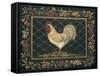 Old World Rooster-Kimberly Poloson-Framed Stretched Canvas