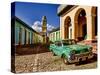 Old Worn 1958 Classic Chevy, Trinidad, Cuba-Bill Bachmann-Stretched Canvas