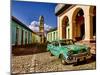 Old Worn 1958 Classic Chevy, Trinidad, Cuba-Bill Bachmann-Mounted Photographic Print