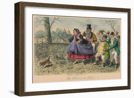 'Old Wotherspoon's Hare!', 1858-John Leech-Framed Giclee Print