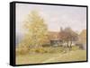 Old Wyldes Farm, Hampstead-Helen Allingham-Framed Stretched Canvas