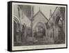 Oldbury Church, Gloucestershire, Destroyed by Fire-null-Framed Stretched Canvas