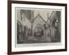 Oldbury Church, Gloucestershire, Destroyed by Fire-null-Framed Giclee Print