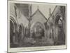 Oldbury Church, Gloucestershire, Destroyed by Fire-null-Mounted Giclee Print