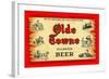 Olde Towne Pilsner Beer-null-Framed Art Print