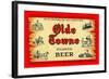 Olde Towne Pilsner Beer-null-Framed Art Print