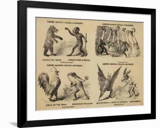 Older's Museum, Circus and Menagerie-null-Framed Giclee Print