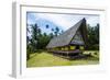 Oldest Bai of Palau-Michael Runkel-Framed Photographic Print