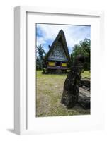 Oldest Bai of Palau-Michael Runkel-Framed Photographic Print