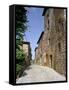 Oldest Building in the Best Preserved Fortified Medieval Village in Tuscany-Pearl Bucknall-Framed Stretched Canvas