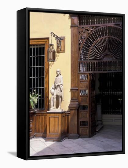 Oldest Home in Americas to be Continuously Inhabited, Las Casa Aliaga, Lima, Peru-Cindy Miller Hopkins-Framed Stretched Canvas