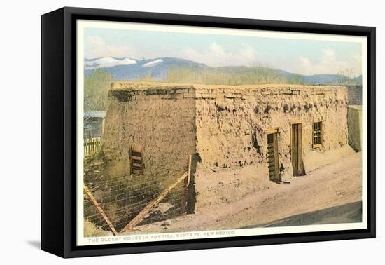 Oldest House in America, Santa Fe-null-Framed Stretched Canvas