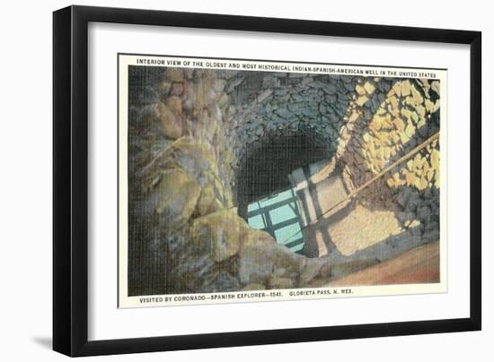 Oldest Indian-Spanish-American Well in United States-null-Framed Art Print