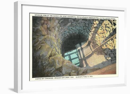 Oldest Indian-Spanish-American Well in United States-null-Framed Art Print