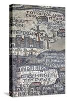 Oldest Map of Palestine, Mosaic, Dated Ad 560, St. George's Church, Madaba, Jordan, Middle East-Richard Maschmeyer-Stretched Canvas