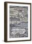 Oldest Map of Palestine, Mosaic, Dated Ad 560, St. George's Church, Madaba, Jordan, Middle East-Richard Maschmeyer-Framed Photographic Print