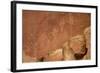 Oldest Pueblos and Navajos Tracks of Art on the Cliffs of Monument Valley-Olivier Goujon-Framed Photographic Print