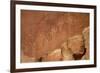 Oldest Pueblos and Navajos Tracks of Art on the Cliffs of Monument Valley-Olivier Goujon-Framed Photographic Print