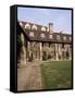 Oldest Quadrangle, Old Court, Corpus Christi, Cambridge, Cambridgeshire, England-Michael Jenner-Framed Stretched Canvas