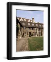 Oldest Quadrangle, Old Court, Corpus Christi, Cambridge, Cambridgeshire, England-Michael Jenner-Framed Photographic Print