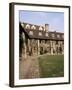 Oldest Quadrangle, Old Court, Corpus Christi, Cambridge, Cambridgeshire, England-Michael Jenner-Framed Photographic Print