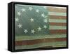 Oldest U.S. Flag, State House, Annapolis, Maryland, USA-Walter Rawlings-Framed Stretched Canvas