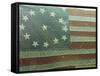 Oldest U.S. Flag, State House, Annapolis, Maryland, USA-Walter Rawlings-Framed Stretched Canvas