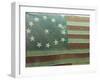 Oldest U.S. Flag, State House, Annapolis, Maryland, USA-Walter Rawlings-Framed Premium Photographic Print