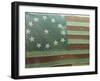 Oldest U.S. Flag, State House, Annapolis, Maryland, USA-Walter Rawlings-Framed Photographic Print
