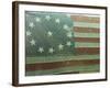 Oldest U.S. Flag, State House, Annapolis, Maryland, USA-Walter Rawlings-Framed Photographic Print