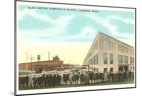 Olds Motor Company, Lansing, Michigan-null-Mounted Art Print