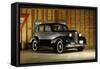 Oldsmobile 1937-Simon Clay-Framed Stretched Canvas