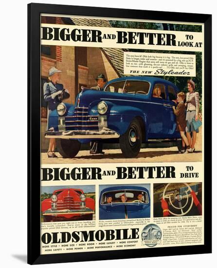 Oldsmobile - Better to Look At-null-Framed Premium Giclee Print