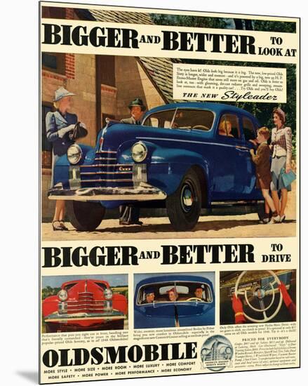 Oldsmobile - Better to Look At-null-Mounted Premium Giclee Print